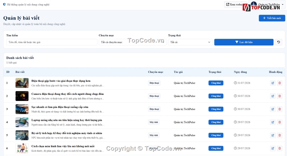 Web tin tức,công nghệ,tin tức công nghệ